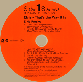 That's The Way It Is - disc #1