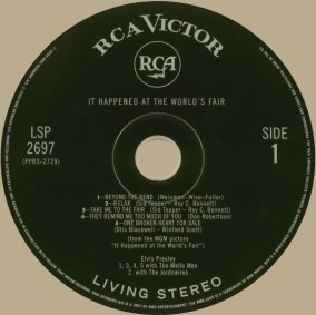 It Happened At The World's Fair - disc