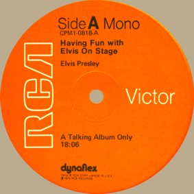 orange RCA dynaflex label (first release)
