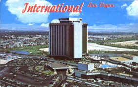 postcard from the International Hotel, Las Vegas