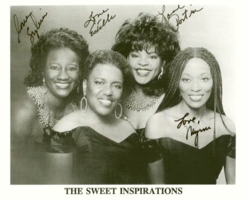 signed photograph of The Sweet Inspirations