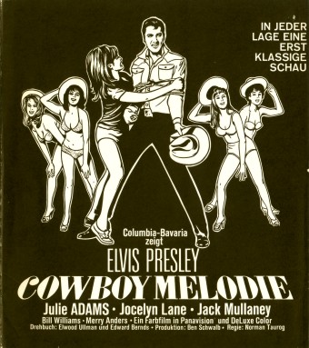 rare german press book for COWBOY MELODIE (TICKLE ME)