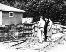 building the swimming pool