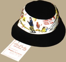1956 Elvis Presley Original Hat - one of the first merchandising products ever, manufactured for a singer