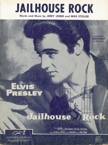 sheet music for JAILHOUSE ROCK